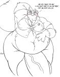  animal_crossing anthro balls belly big_balls big_belly big_penis big_tail blush bodily_fluids canid canine claws clothing embarrassed english_text eyetest flaccid fluffy genitals hi_res huge_balls huge_penis hyper male mammal mature_male moobs muscular nintendo nipples overweight penis raccoon_dog shirt solo sweat tanuki text tom_nook_(animal_crossing) topwear vein video_games wide_hips 