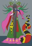 absurd_res accessory aloe_vera coral_snake elapid_(snake) flower flower_in_hair hair hair_accessory hi_res humanoid living_tail long_hair plant reptile scalie snake snake_tail tail unusual_anatomy unusual_tail