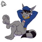  1:1 2020 5_toes balls big_balls big_penis bottomless clothed clothing doritohead erection feet foot_fetish genitals hi_res humanoid_feet male mammal penis procyonid raccoon simple_background sly_cooper sly_cooper_(series) soles sony_corporation sony_interactive_entertainment sucker_punch_productions toes video_games 