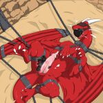 1:1 animal_genitalia anthro anthro_on_feral anus areola bdsm bestiality big_breasts biped blindfold bodily_fluids bondage bound breasts chain chained claws cuff_(restraint) cum cum_drip curling_toes dominant dominant_anthro dragon dripping duo erection feet female female_on_feral feral finger_claws gag gagged genital_fluids genital_slit genitals hi_res horn hueroc huge_breasts larger_feral larger_male larger_sub leaking_precum long_neck male male/female membrane_(anatomy) membranous_wings metal_cuffs mythological_creature mythological_scalie mythology nipples non-mammal_breasts non-mammal_hair non-mammal_nipples nude nude_female penis precum quadruped red_body restraints scalie size_difference slit_penis smaller_anthro smaller_female snout submissive submissive_feral submissive_male toe_claws wings zavni zavni_(character)