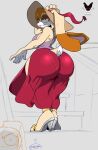 2026 5_fingers absurd_res anthro artist_name big_breasts big_butt blush bottomwear breasts butt chao_(sonic) clothed clothing cream_the_rabbit curvy_figure cute_fangs eyelashes fangs female fingers footwear fully_clothed fur furgonomic_bottomwear furgonomic_hat furgonomic_headwear furgonomics group hair hat headgear headwear hi_res high_heels huge_butt lagomorph legs_together leporid long_ears looking_at_viewer looking_back low-angle_view mammal mature_anthro mature_female orange_hair panty_lines rabbit rear_view sega shoes short_hair sonic_the_hedgehog_(series) spartan0534 standing sun_hat tan_body tan_fur teeth text thick_thighs tongue tongue_out topwear trio vanilla_the_rabbit voluptuous wide_hips yellow_eyes
