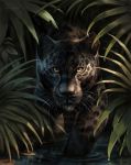  2020 amber_eyes ambiguous_gender digital_media_(artwork) ehyu felid feral leopard mammal pantherine rhyu solo whiskers 