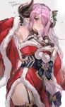  666_(ro_ro_ro3) christmas granblue_fantasy horns narumeia_(granblue_fantasy) pointy_ears stockings thighhighs 