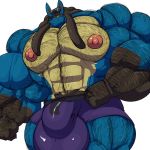  1:1 anthro balls big_balls big_bulge big_muscles big_penis bobert boxers_(clothing) bulge clothing eyewear genitals hairy hi_res huge_balls huge_bulge huge_muscles huge_penis hyper hyper_balls hyper_bulge hyper_genitalia hyper_muscles hyper_penis looking_at_viewer lucario male muscular nintendo nipples penis pok&eacute;mon pok&eacute;mon_(species) simple_background smile sunglasses underwear video_games white_background 