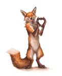  &lt;3 4_fingers 4_toes anthro canid canine fingers fox fur kenket male mammal orange_body orange_fur solo toes 