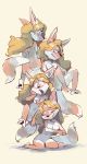  3_toes anthro big_ears black_nose black_pawpads blonde_hair blush breasts brown_eyes butt canid canine collar convenient_censorship covering covering_breasts covering_crotch covering_self digital_media_(artwork) digital_painting_(artwork) edtropolis embarrassed eyebrows featureless_breasts feet female fennec_fox fox fur hair hi_res long_hair mammal multicolored_body multicolored_fur nude pawpads penny_fenmore simple_background sitting soles spread_toes tan_body tan_fur toes true_fox two_tone_body two_tone_fur white_background white_body white_fur 