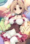  aomi_maika breast_hold cleavage karory thighhighs 
