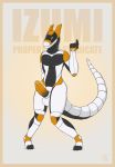  &lt;3 2020 absurd_res android anthro balls big_balls big_penis black_body black_skin colored english_text erection genitals gradient_background hi_res humanoid_genitalia humanoid_penis izumi_(wolfarion) long_tail machine male multicolored_body multicolored_penis orange_body orange_skin penis robot signature simple_background smile solo standing synth_(vader-san) text visor white_body white_skin wide_hips wolfarion yellow_eyes 