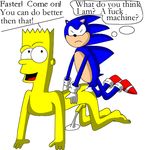  bart_simpson crossover sonic_team sonic_the_hedgehog the_simpsons 