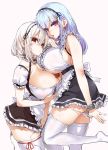  asanagi azur_lane dido_(azur_lane) maid sirius_(azur_lane) thighhighs 