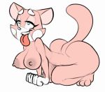  anthro big_butt breasts butt female nipples nude raised_tail schwoo shima_luan super_planet_dolan tongue tongue_out 