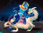  anthro asian battle dragon eastern electric electrostimulation fight fire hi_res male male/male noodle stimulation storm teryx teryxc 