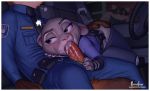  2020 alternate_version_at_source anthro anthro_on_anthro being_watched bodily_fluids canid canine car clothed clothed_sex clothing cum cum_in_mouth cum_inside disney fellatio female fox genital_fluids genitals half-closed_eyes judy_hopps lagomorph leporid looking_at_another male male/female mammal meesh narrowed_eyes nick_wilde oral oral_penetration penetration penile penis purple_eyes rabbit sex signature vehicle zootopia 