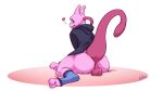  &lt;3 16:9 4k absurd_res anus backsack balls bottomless clothed clothing genitals hi_res hoodie lapatte legendary_pok&eacute;mon male mewtwo nintendo pat_(lapatte) pok&eacute;mon pok&eacute;mon_(species) simple_background solo topwear video_games white_background 