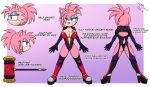  amy_rose big_breasts boots breasts clothing drake-rex english_text footwear hammer hi_res model_sheet shaved_head sonic_the_hedgehog_(series) tattoo text tools 