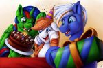  3:2 birthday cake christianclefnote day electricblue equid equine food group horn horse mammal manupone my_little_pony pony vittorionobile winged_unicorn wings 