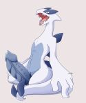  absurd_res big_penis bodily_fluids digital_media_(artwork) dragon erection genital_fluids genitals hi_res hikary-starrysky legendary_pok&eacute;mon looking_at_viewer lugia male nintendo open_mouth penis pok&eacute;mon pok&eacute;mon_(species) precum presenting presenting_penis ribbed_penis simple_background solo video_games 