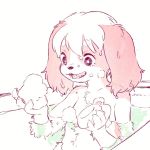  1:1 acacia_(ashcozy) anthro ashcozy bathing bathtub bird_dog canid canine canis cavalier_king_charles_spaniel domestic_dog female flat_chested fur hunting_dog kemono mammal open_mouth partially_submerged soap solo spaniel teeth toy_dog water 