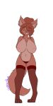  1:2 2020 4_toes alpha_channel alternate_version_at_source anthro areola big_breasts biped bottomwear breasts brown_hair brown_nose camel_toe canid canine canis cheek_tuft chest_tuft clothed clothing countershade_torso countershading digital_media_(artwork) eyelashes eyes_closed facial_tuft female fluffy fluffy_tail front_view fur genitals grin hair hands_behind_back happy hi_res humanoid_genitalia humanoid_pussy legwear lingerie long_hair mammal maria_lys mostly_nude multicolored_body multicolored_fur navel nipples open_mouth partially_clothed pinup pose pussy red_body red_fur seductive signature simple_background skimpy smile solo solo_focus standing teeth thick_thigs thigh_gap thigh_highs toes tuft what_the_hart_wants wide_hips wolf wolfie-pawz 