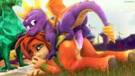  3d_(artwork) activision bodily_fluids digital_media_(artwork) dragon duo elora female from_behind_position genital_fluids genitals larger_female lewdyroom male male/female mounting penetration penis photoshop pussy pussy_juice satyr sex size_difference smaller_male source_filmmaker spyro spyro_the_dragon twitter vaginal vaginal_penetration video_games 