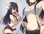  animal_humanoid blush breasts cat_humanoid clothing felid felid_humanoid feline feline_humanoid female humanoid looking_at_viewer mammal mammal_humanoid navel sollyz solo 