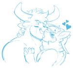  &lt;3 2020 4_fingers anthro backwards_hat bare_back bare_chest biped blue_and_white blush bodily_fluids bovid bovine canid canine canis cattle cheek_tuft claws curved_horn digital_drawing_(artwork) digital_media_(artwork) domestic_dog duo embrace facial_piercing facial_tuft fingers french_kissing fur hair hand_on_chest head_tuft horn interspecies kissing larger_male line_art love male male/male mammal monochrome mostly_nude neck_tuft nose_piercing nose_ring nude piercing redmond_(redrusker) redrusker romantic_ambiance romantic_couple saliva saliva_drip saliva_string septum_piercing side_view simple_background size_difference sketch smaller_male standing sweat three-quarter_view tongue tuft white_background wolfgang_(redrusker) 