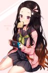  kamado_nezuko kimetsu_no_yaiba megane seifuku shouu-kun 