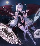  animal_ears devil stockings tattoo thighhighs tlgn001018 weapon wings 