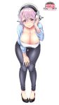  bra breasts cleavage headphones mag_kan sonico super_sonico v-mag 