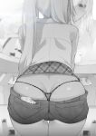  ass monochrome pantsu ryouma_(galley) thong 
