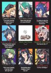  6+girls alignment_chart angry animal_ears arknights bear_ears beret blaze_(arknights) blood blood_on_face cat_ears censored_text ch&#039;en_(arknights) choker closed_eyes cyrillic dragon_horns english_text gavial_(arknights) hat highres horns hoshiguma_(arknights) jacket lappland_(arknights) leather leather_jacket multiple_girls oni_horns owl_ears peaked_cap pointy_ears profanity russian_text silence_(arknights) swire_(arknights) texas_(arknights) vento wolf_ears zima_(arknights) 