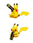  bad_pixiv_id battery brand_name_imitation drinking gen_1_pokemon goruti no_humans parody pikachu pokemon pokemon_(creature) simple_background 