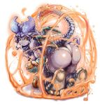  ass ibukichi lunastra monster_hunter panties personification solo tail underwear 