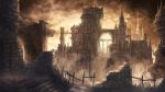  brick_wall building castle city cloud cloudy_sky dark_souls_iii fantasy highres no_humans outdoors sana_dn scenery sky souls_(from_software) stairs tower 