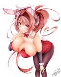  animal_ears bunny_ears bunny_girl jotti no_bra pantyhose tail 