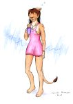  anthro beverage breasts coffee felid female hi_res lion lionclaw1 mammal nipples pantherine sandra solo tea traditional_media_(artwork) 