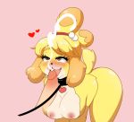  &lt;3 animal_crossing anthro apple_cake big_breasts big_butt blush bodily_fluids breasts butt canid canine canis collar cum cum_on_face cumshot disembodied_penis domestic_dog duo ejaculation erection eye_roll fellatio female genital_fluids genitals isabelle_(animal_crossing) leash male male/female mammal nintendo nipples open_mouth oral penile penis sex shih_tzu toy_dog video_games 