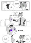  ... 2016 alternate_version_at_source anthro canid canine clothed clothing comic dialogue disney duo edit english_text fox fully_clothed fur furniture hard_translated hi_res judy_hopps lagomorph leporid looking_at_another mammal nick_wilde puki rabbit red_fox sitting sofa speech_bubble text translated zootopia 