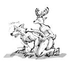  all_fours ambiguous_penetration anal anal_penetration anthro anthro_on_anthro anthro_penetrated anthro_penetrating anthro_penetrating_anthro antlers balls_deep beastars big_dom_small_sub bisexual bisexual_sandwich blush bodily_fluids canid canine canis cervid cervine doggystyle dwarf_rabbit eyes_closed fangs female from_behind_position group group_sex hand_on_hip haru_(beastars) horn lagomorph legoshi_(beastars) leporid louis_(beastars) male male/female male/male mammal open_mouth penetration rabbit red_deer sandwich_position sex sharp_teeth shirako side_view size_difference small_dom_big_sub sweat teeth wolf 