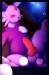  2020 4_toes animal_genitalia animal_penis balls bedroom blush bodily_fluids canid canine canine_penis clothed clothing digital_media_(artwork) eeveelution erection espeon fan_character feral forehead_gem fur genital_fluids genitals hi_res jasper_(bgklonewolf) knot looking_at_viewer male mammal night nintendo one_eye_closed partially_clothed paws penis phone pink_body pink_fur pok&eacute;mon pok&eacute;mon_(species) precum presenting presenting_penis purple_eyes selfie solo spread_legs spreading sweater toes topwear video_games visionaryserpent wink 