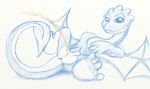  anthro bahlam_(artist) bodily_fluids dragon dragons:_rescue_riders dreamworks fastfin female genital_fluids genitals peeing pussy sketch solo summer_(rescue_riders) urine watersports 