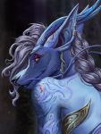  2020 asian_mythology black_nose digital_media_(artwork) dragon ear_piercing ear_ring east_asian_mythology eastern_dragon horn moon-s mythology piercing smile 