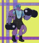  2020 5_fingers abs anthro armband barbell biceps big_bulge big_muscles big_nipples biped body_hair bulge chest_hair clothed clothing demino_(deminothedragon) digital_media_(artwork) dragon ear_piercing exercise facial_piercing fingers footwear hair hi_res horn huge_bulge huge_muscles huge_nipples hyper hyper_bulge looking_at_viewer male mihaelt mohawk_(hairstyle) muscular muscular_male nipple_piercing nipples nose_piercing nose_ring pecs piercing scalie shoes simple_background smile solo standing weightlifting weights workout wrestling_singlet 