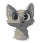  2020 ambiguous_gender anthro arctic_fox canid canine cheek_tuft clothed clothing disney facial_tuft fox fuel_(artist) headshot_portrait inner_ear_fluff mammal neck_tuft portrait simple_background skye_(zootopia) solo tuft white_background zootopia 