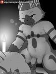  after_sex ambiguous_gender anthro balls bodily_fluids butt candle capcom cum cum_on_penis cum_string duo felid felyne fur genital_fluids genitals glans hi_res humanoid_genitalia humanoid_penis lit_candle lynian male male/ambiguous male_focus mammal monster_hunter one_eye_closed palico penis pull_out solo_focus sweat tongue tongue_out video_games whiskers winick-lim 