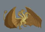  alorix dragon feral godzilla_(series) hydra kaiju king_ghidorah scalie toho 