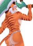  absurd_res asian_clothing blade butt chakram clothing damian5320 east_asian_clothing felid feline fundoshi hi_res japanese_clothing male mammal paladins pantherine solo tiberius_(paladins) tiger tigron underwear 