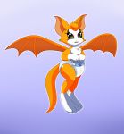  anthro chiropteran diaper digitigrade dust:_an_elysian_tail female fidget flying hi_res hodgepodgedl mammal nimbat open_mouth solo video_games wings 