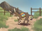  alorix asinus bonnie_las_burra donkey equid equine female feral hi_res mammal pin_the_tail_on_the_donkey 