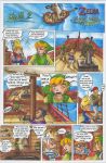  comic female group hitting humanoid hylian link male nintendo not_furry passage pirate_leader_tetra ship shout the_legend_of_zelda toon_link traditional_media_(artwork) vehicle video_games watercraft wind_waker young 